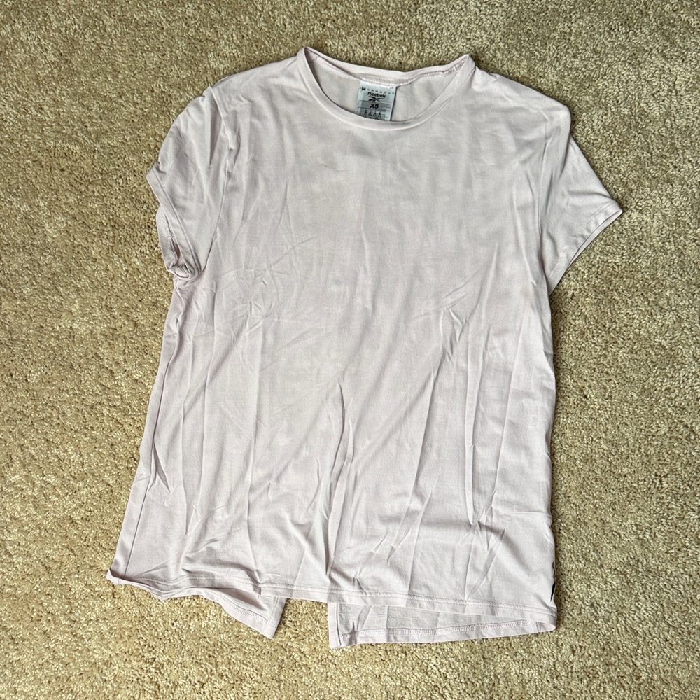 Reebok Light Pink Short Sleeve Tee